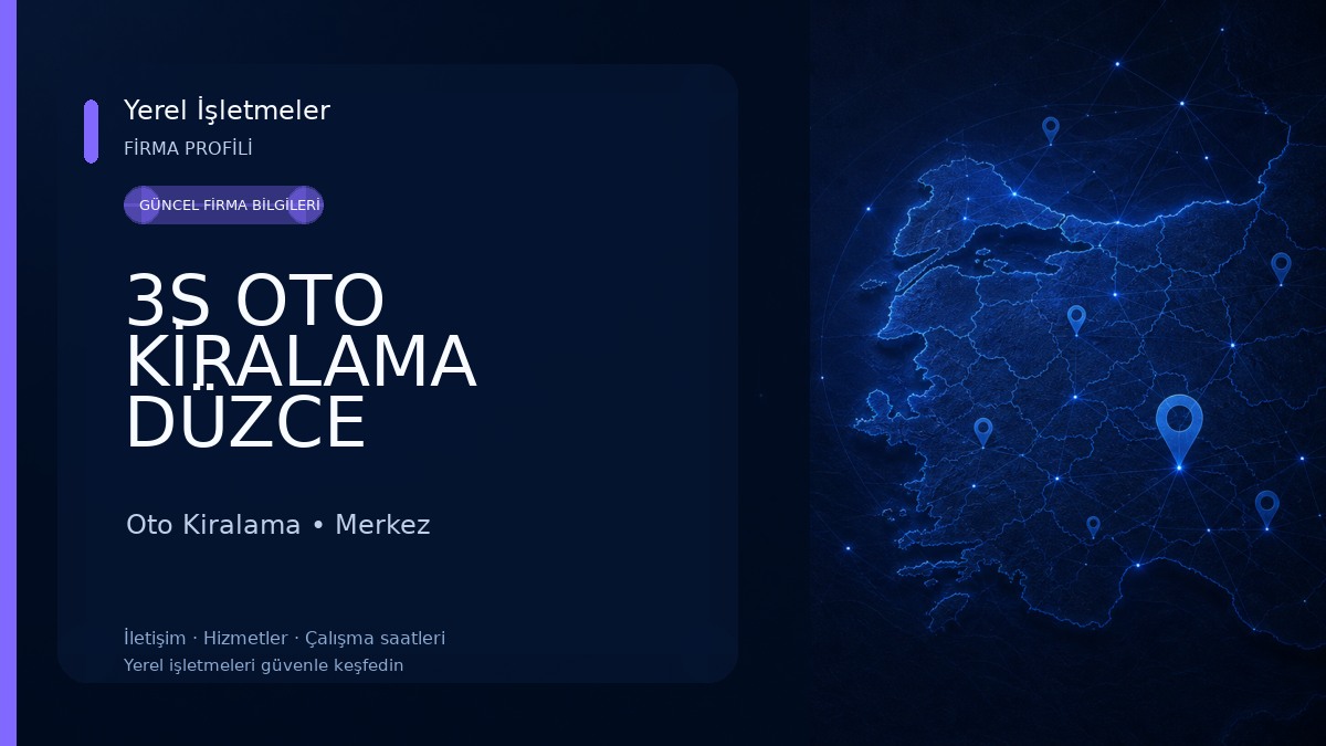 3S OTO KİRALAMA DÜZCE 