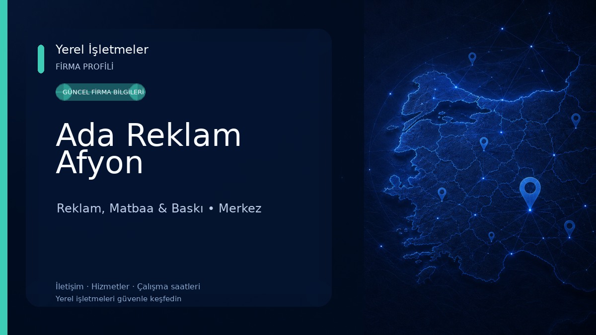 Ada Reklam Afyon 