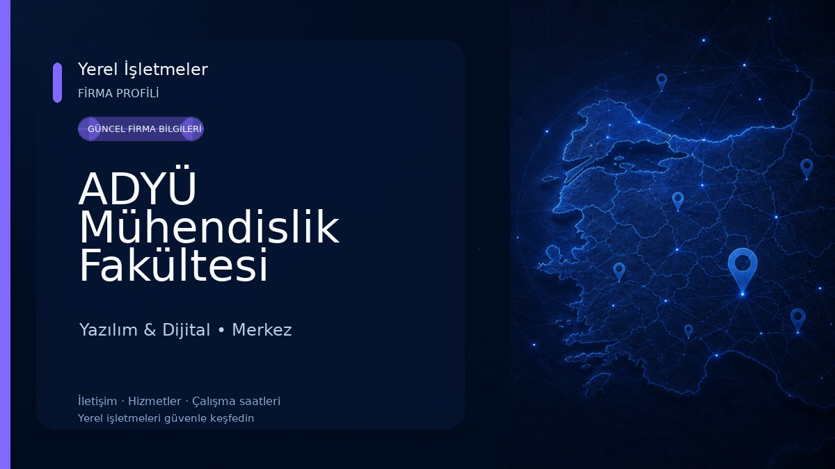 ADYÜ Mühendislik Fakültesi