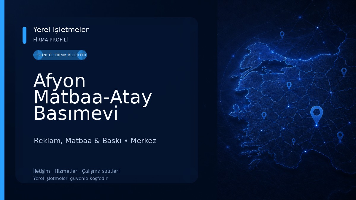 Afyon Matbaa-Atay Basımevi