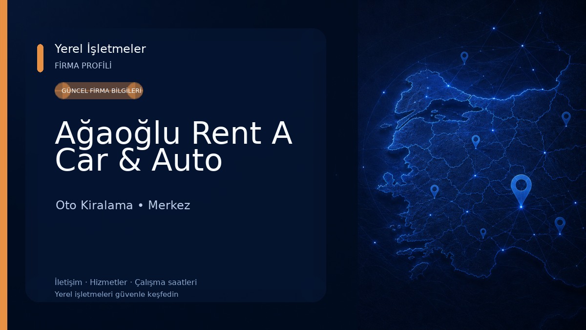 Ağaoğlu Rent A Car & Auto Oto Kiralama