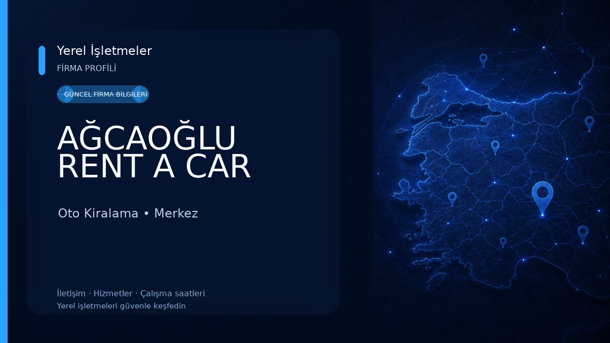 AĞCAOĞLU RENT A CAR