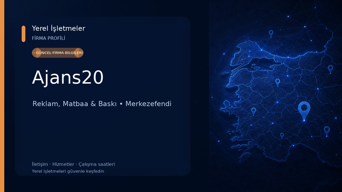 Ajans20 Reklam, Matbaa & Baskı