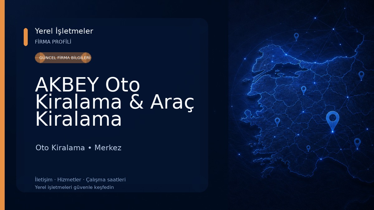 AKBEY Oto Kiralama & Araç Kiralama Oto Kiralama