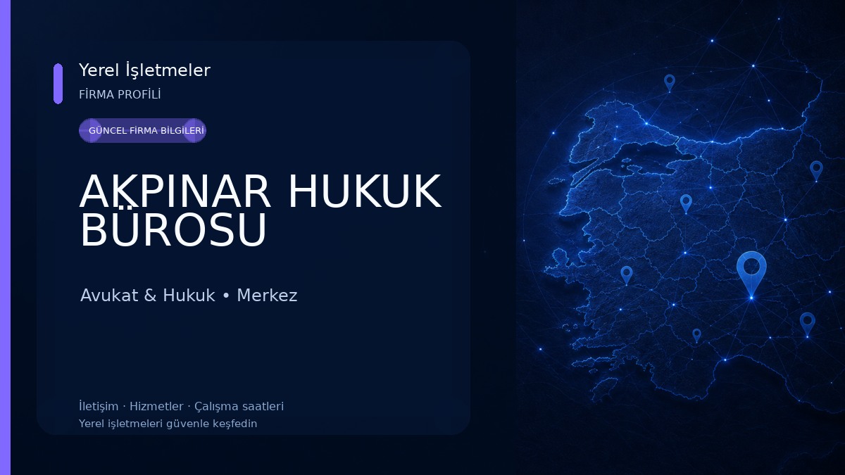 AKPINAR HUKUK BÜROSU 