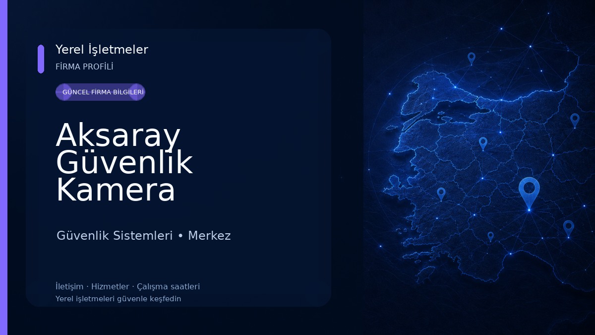 Aksaray Güvenlik Kamera