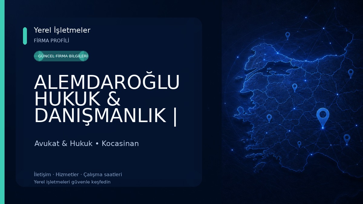 ALEMDAROĞLU HUKUK & DANIŞMANLIK | AV. AYÇA ALEMDAROĞLU - KAYSERİ AVUKAT 