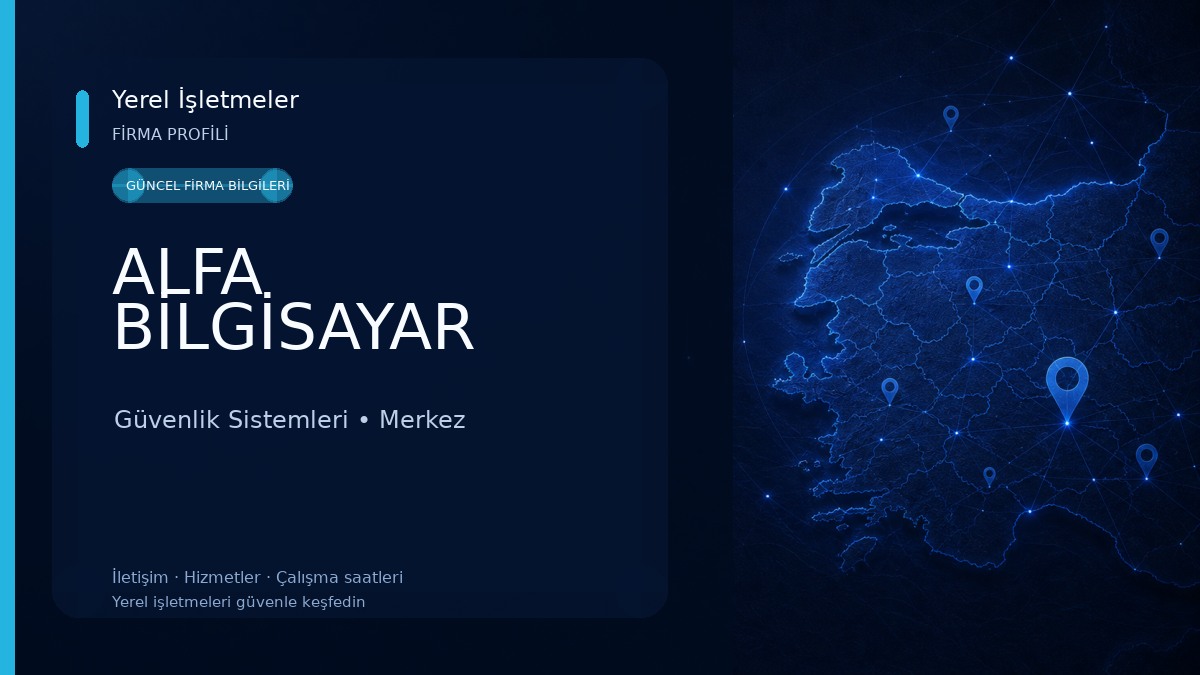 ALFA BİLGİSAYAR Güvenlik Sistemleri