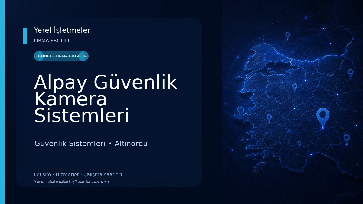 Alpay Güvenlik Kamera Sistemleri Güvenlik Sistemleri