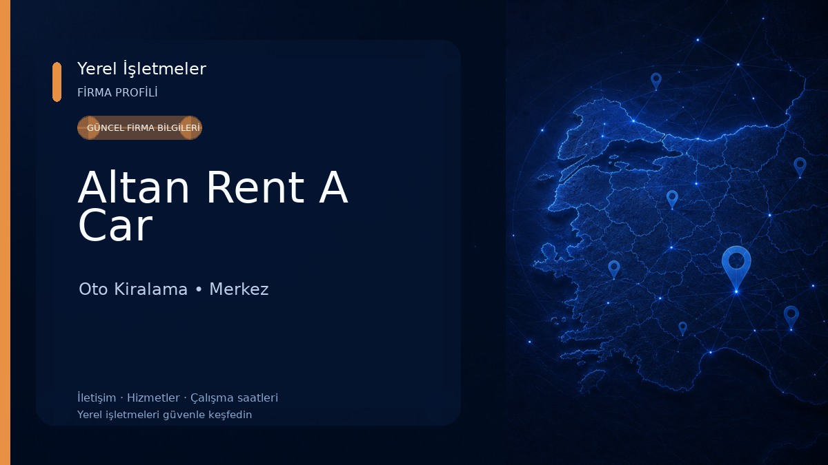 Altan Rent A Car Oto Kiralama