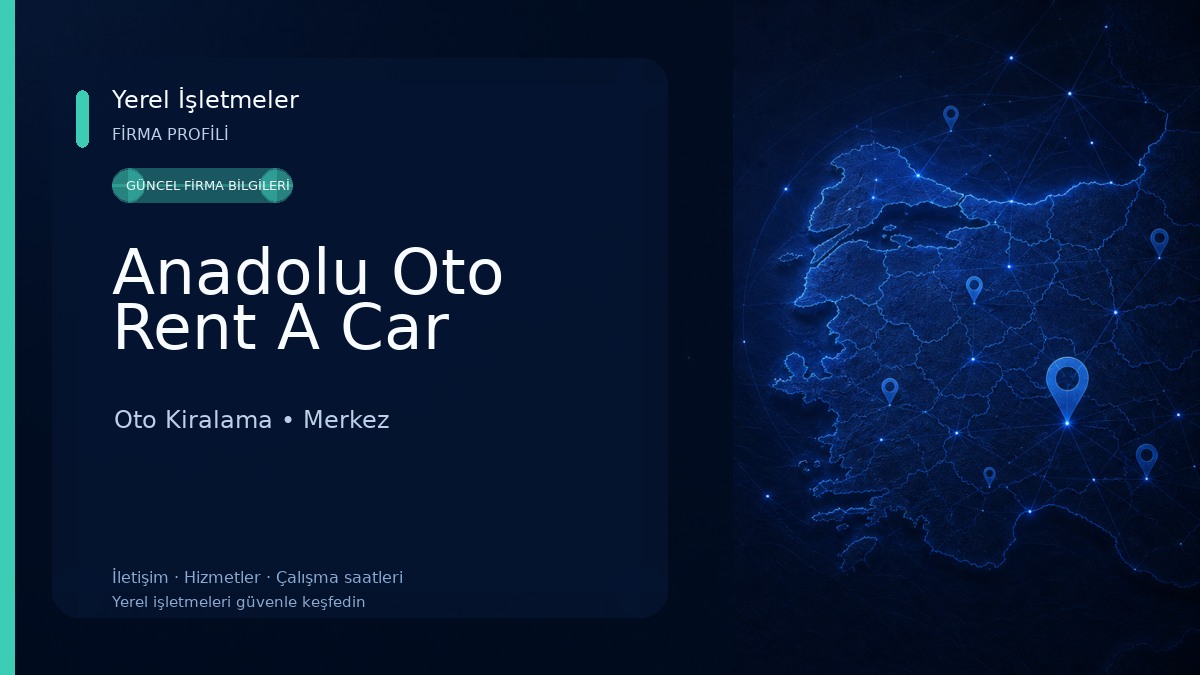 Anadolu Oto Rent A Car 