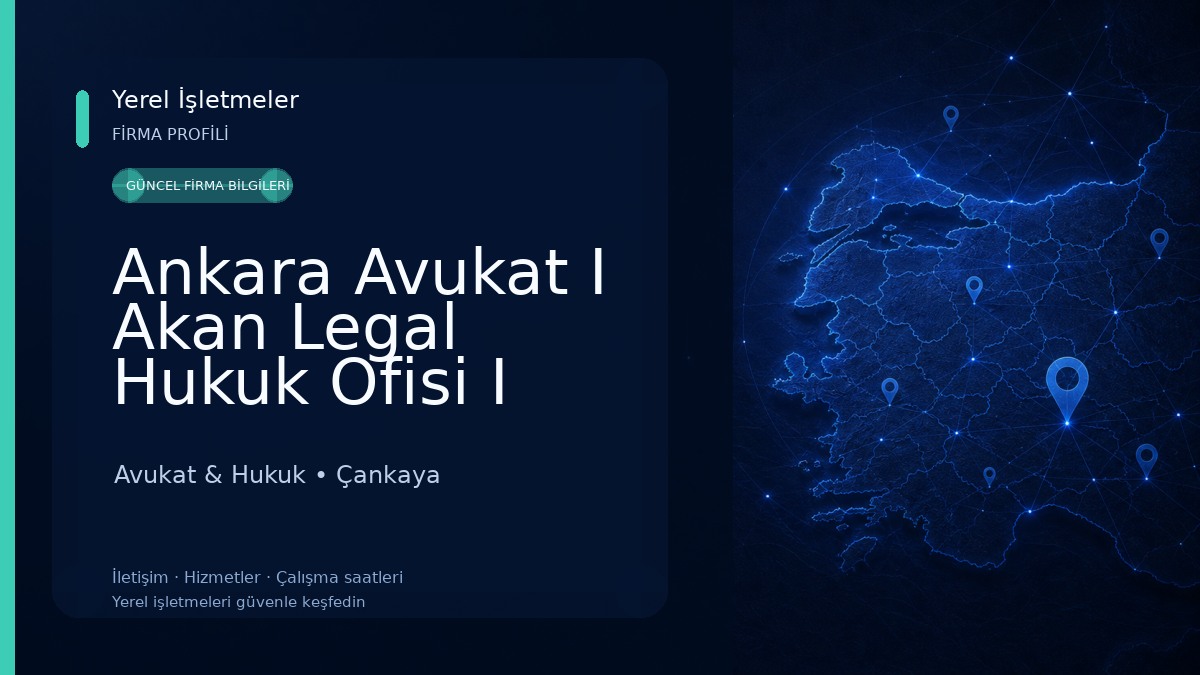 Ankara Avukat I Akan Legal Hukuk Ofisi I Ayşegül Alabuğa Akan I Araç Değer Kaybı Avukatı I Şirket Avukatı 