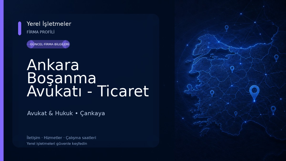 Ankara Boşanma Avukatı - Ticaret Avukatı - Kira Avukatı - Av. Senem Yılmazel