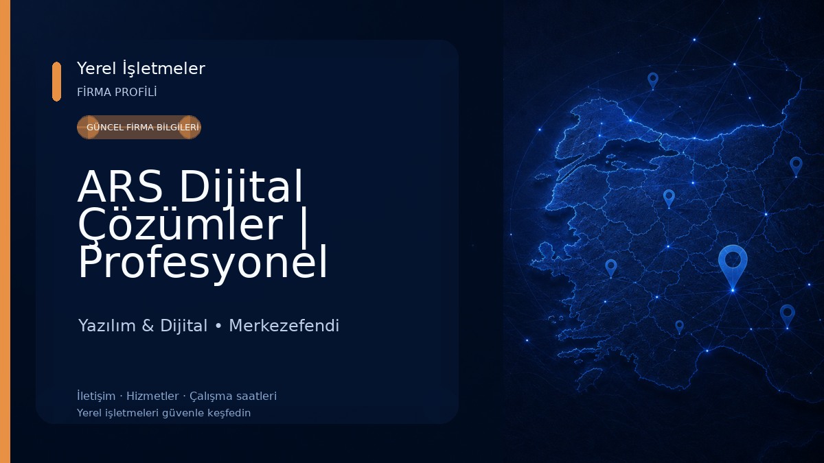 ARS Dijital Çözümler | Profesyonel Yazılım ve Dijital Pazarlama Hizmetleri Yazılım & Dijital