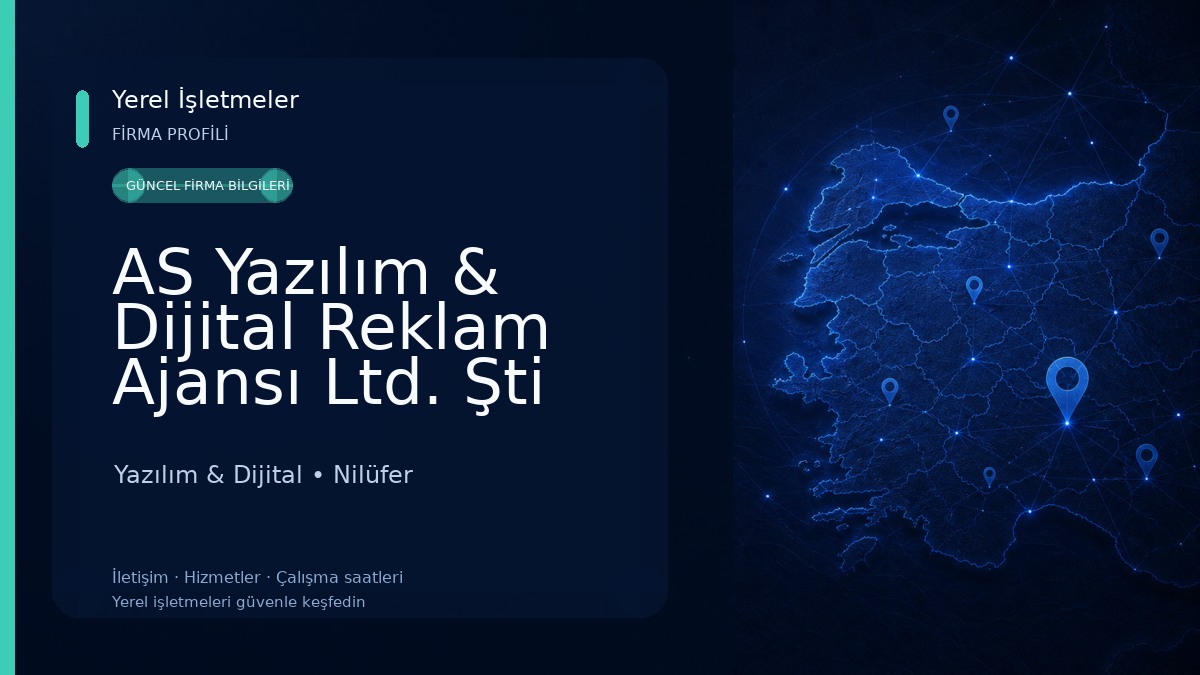 AS Yazılım & Dijital Reklam Ajansı Ltd. Şti Yazılım & Dijital