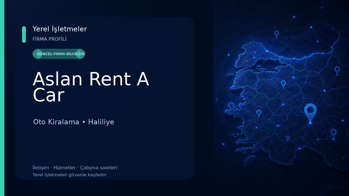 Aslan Rent A Car Oto Kiralama