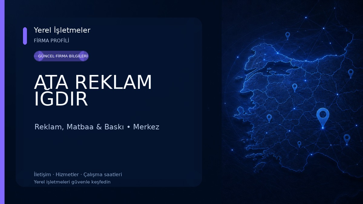 ATA REKLAM IĞDIR 