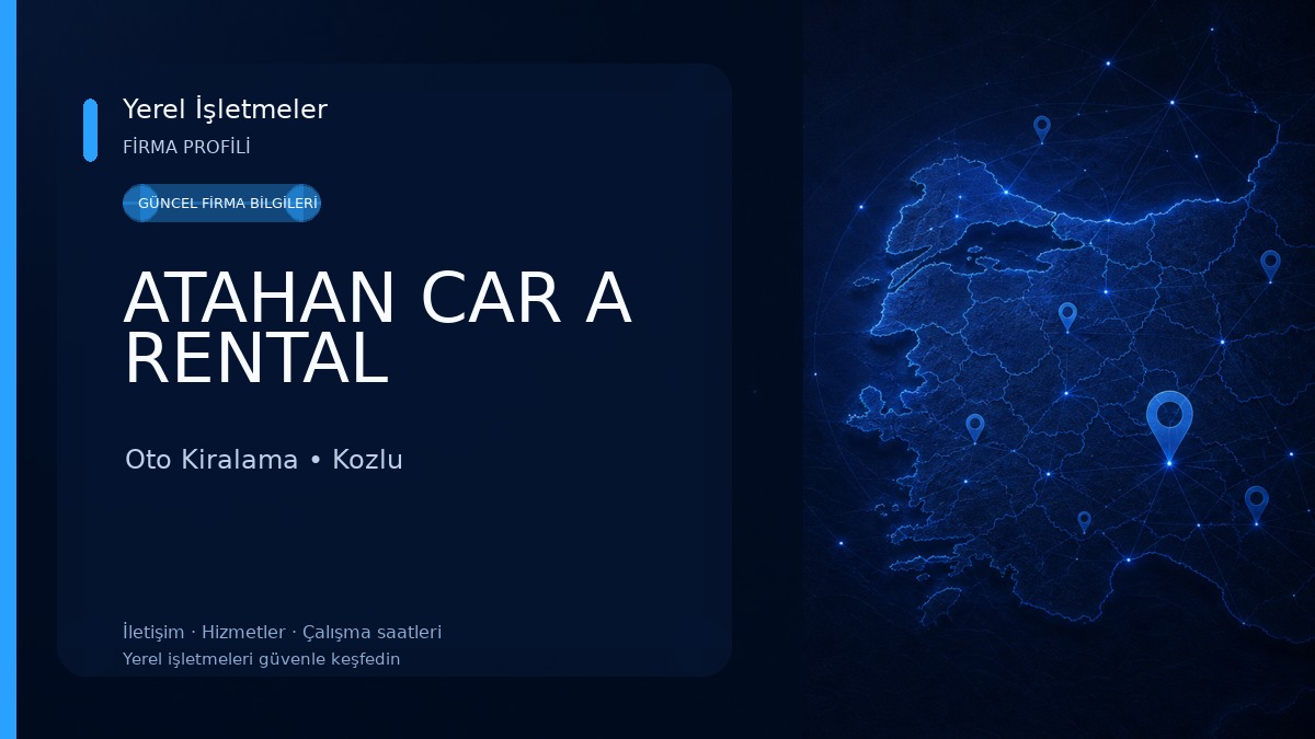 ATAHAN CAR A RENTAL Oto Kiralama