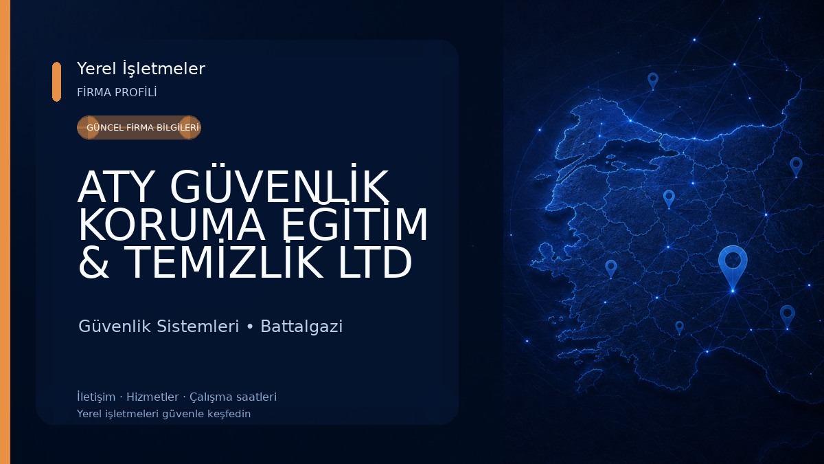 ATY GÜVENLİK KORUMA EĞİTİM & TEMİZLİK LTD ŞTİ