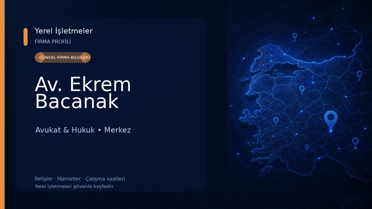 Av. Ekrem Bacanak