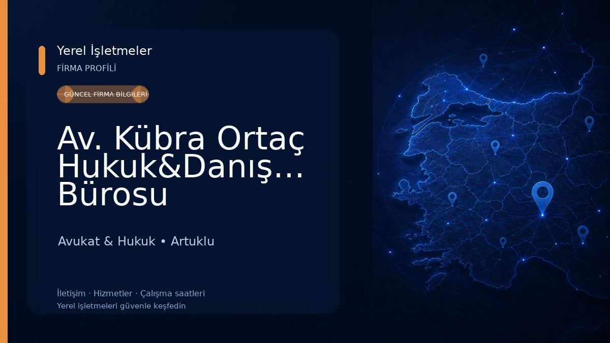 Av. Kübra Ortaç Hukuk&Danışmanlık Bürosu 