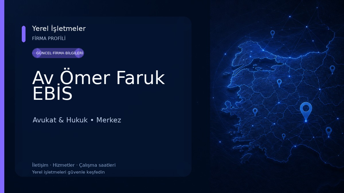 Av Ömer Faruk EBİS 