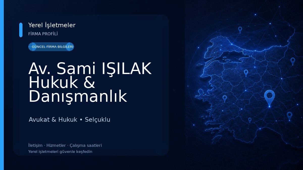 Av. Sami IŞILAK Hukuk & Danışmanlık 