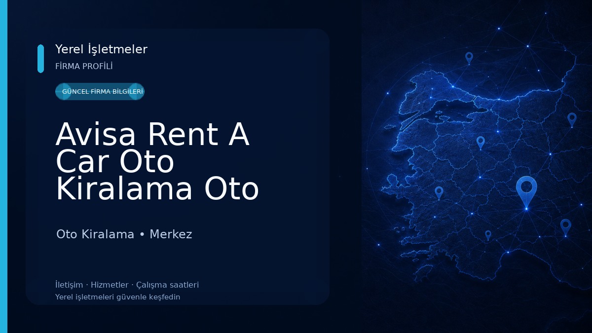 Avisa Rent A Car Oto Kiralama Oto Satış 