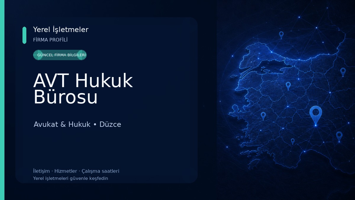 AVT Hukuk Bürosu Avukat & Hukuk