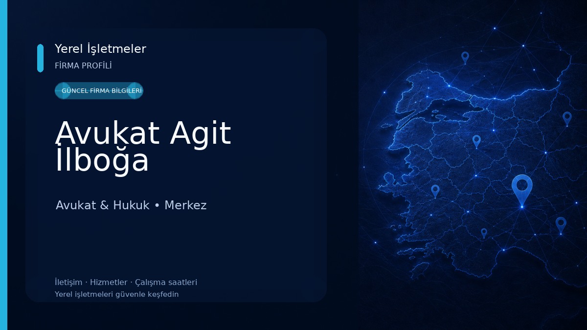 Avukat Agit İlboğa Avukat & Hukuk