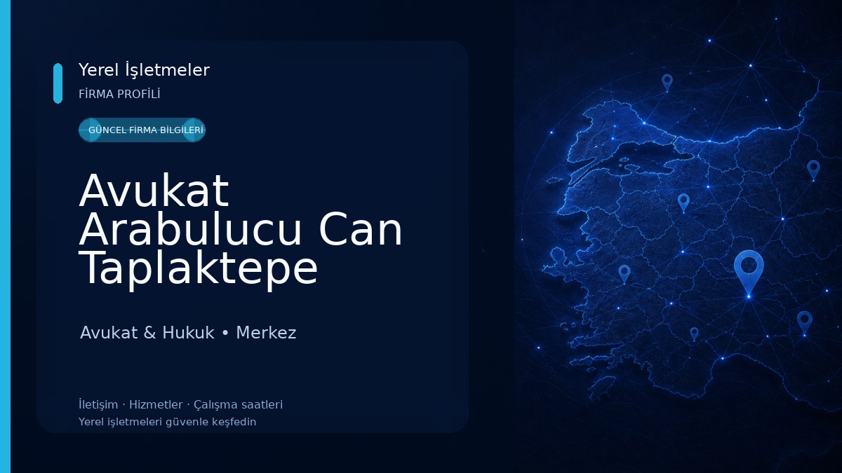 Avukat Arabulucu Can Taplaktepe