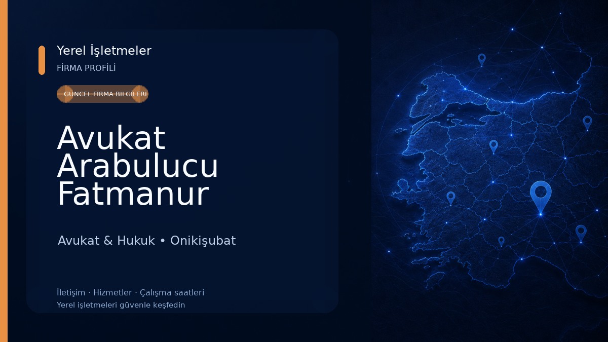 Avukat Arabulucu Fatmanur Toprak - Kahramanmaraş avukat Avukat & Hukuk