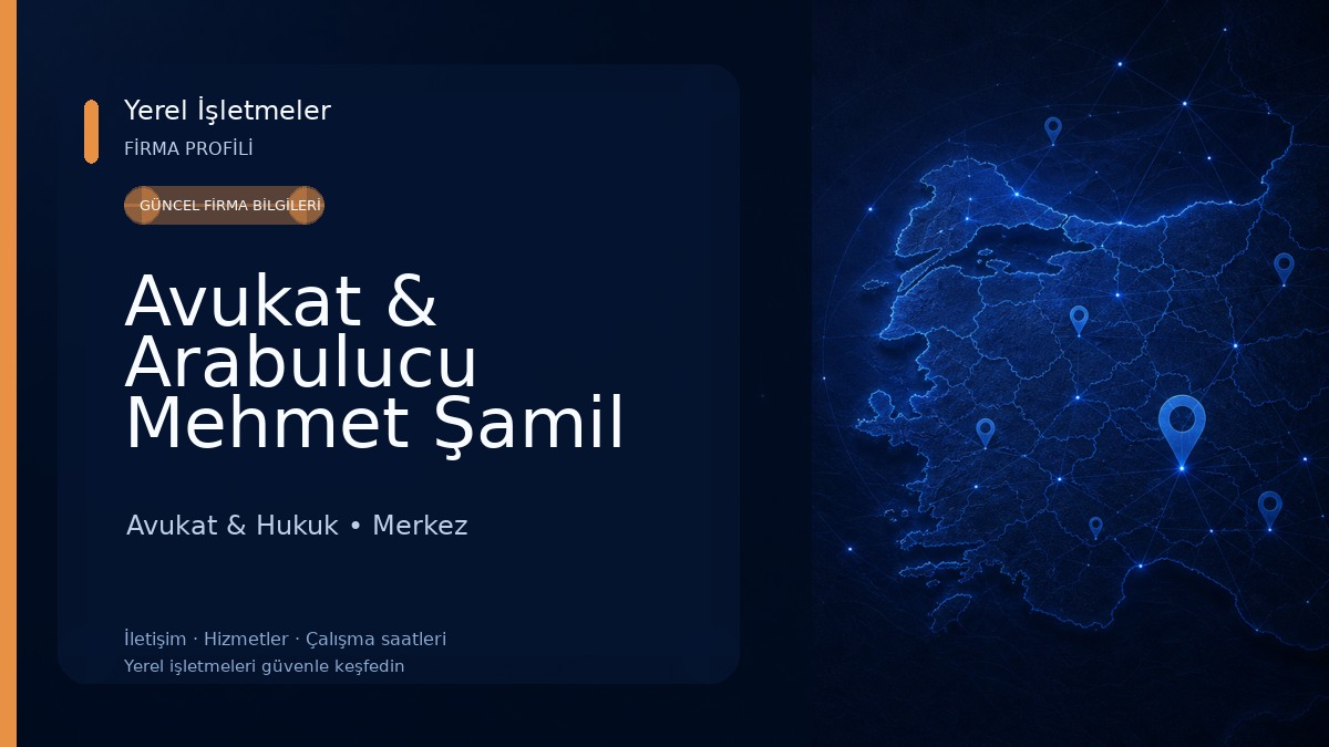 Avukat & Arabulucu Mehmet Şamil TAŞ