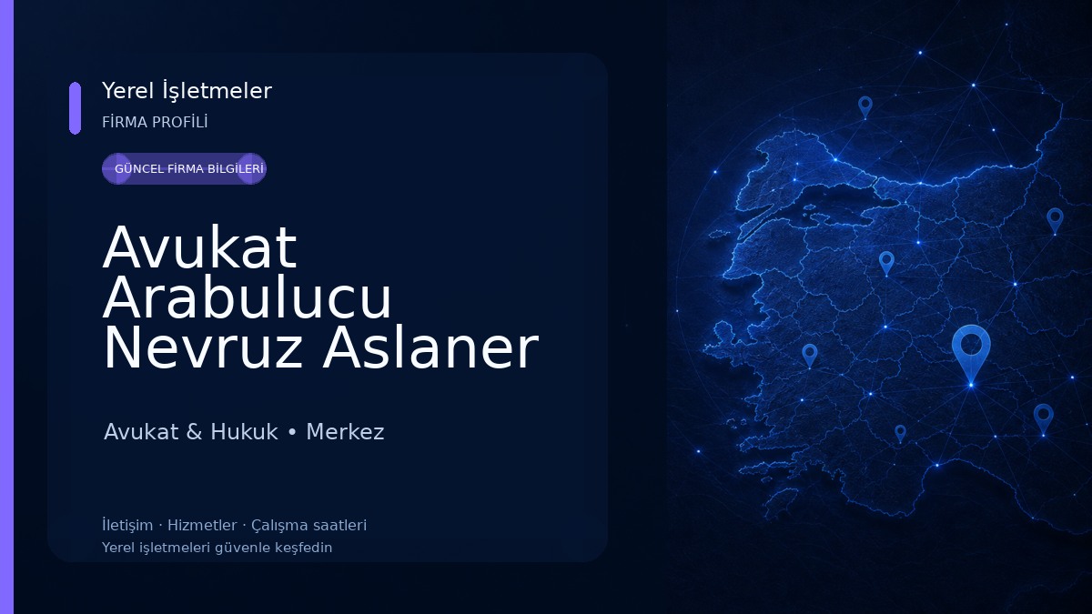 Avukat Arabulucu Nevruz Aslaner Gündüz Avukat & Hukuk