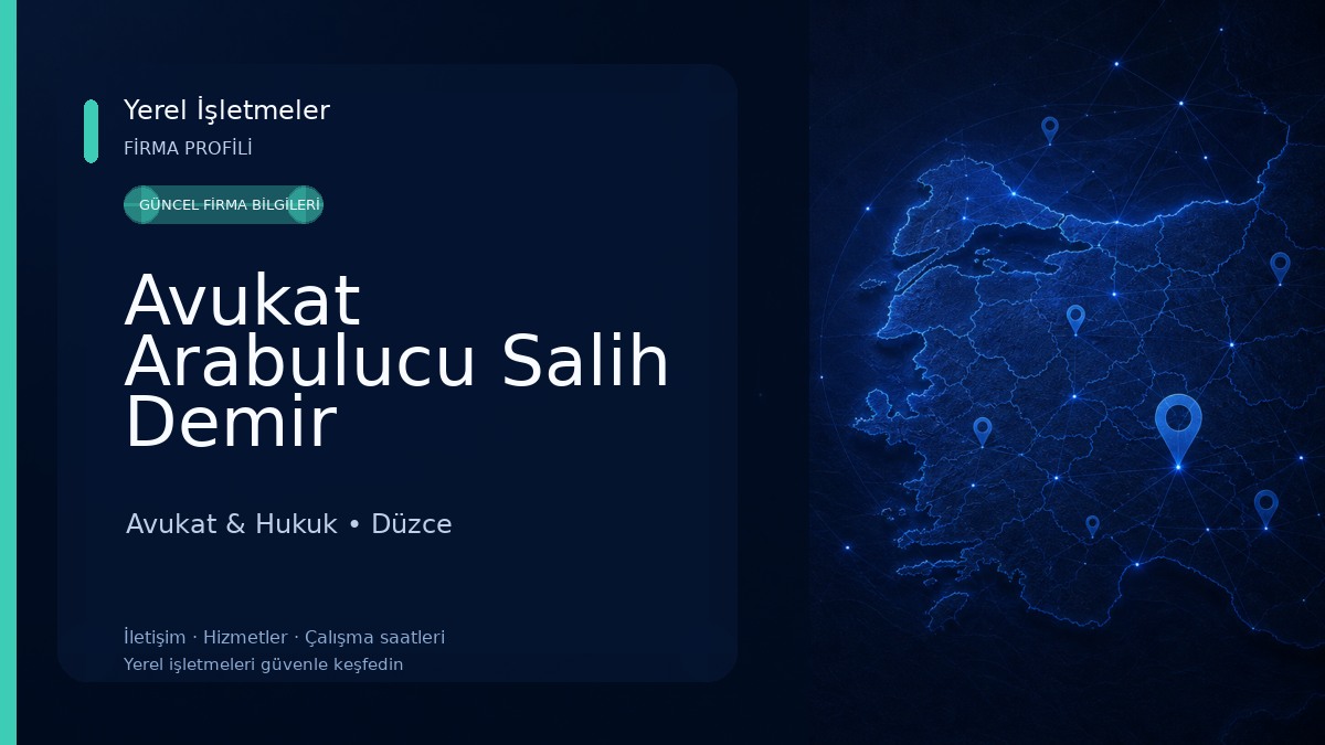 Avukat Arabulucu Salih Demir Avukat & Hukuk
