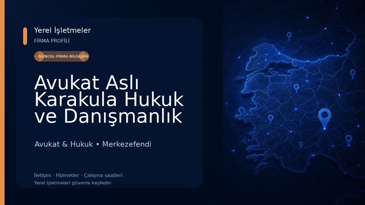 Avukat Aslı Karakula Hukuk ve Danışmanlık Bürosu