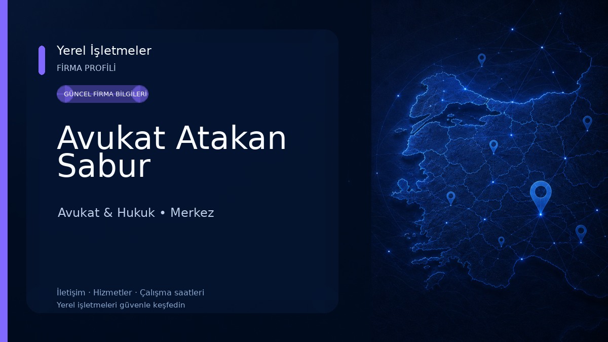 Avukat Atakan Sabur