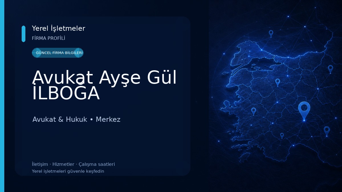 Avukat Ayşe Gül İLBOĞA Avukat & Hukuk