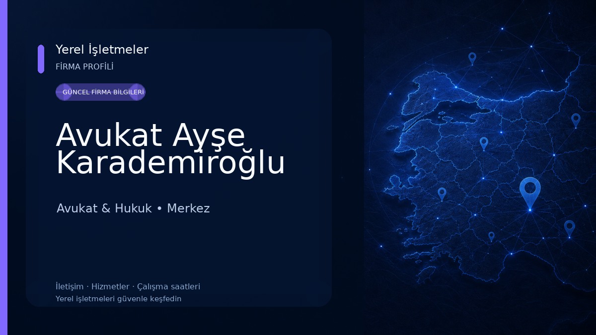 Avukat Ayşe Karademiroğlu