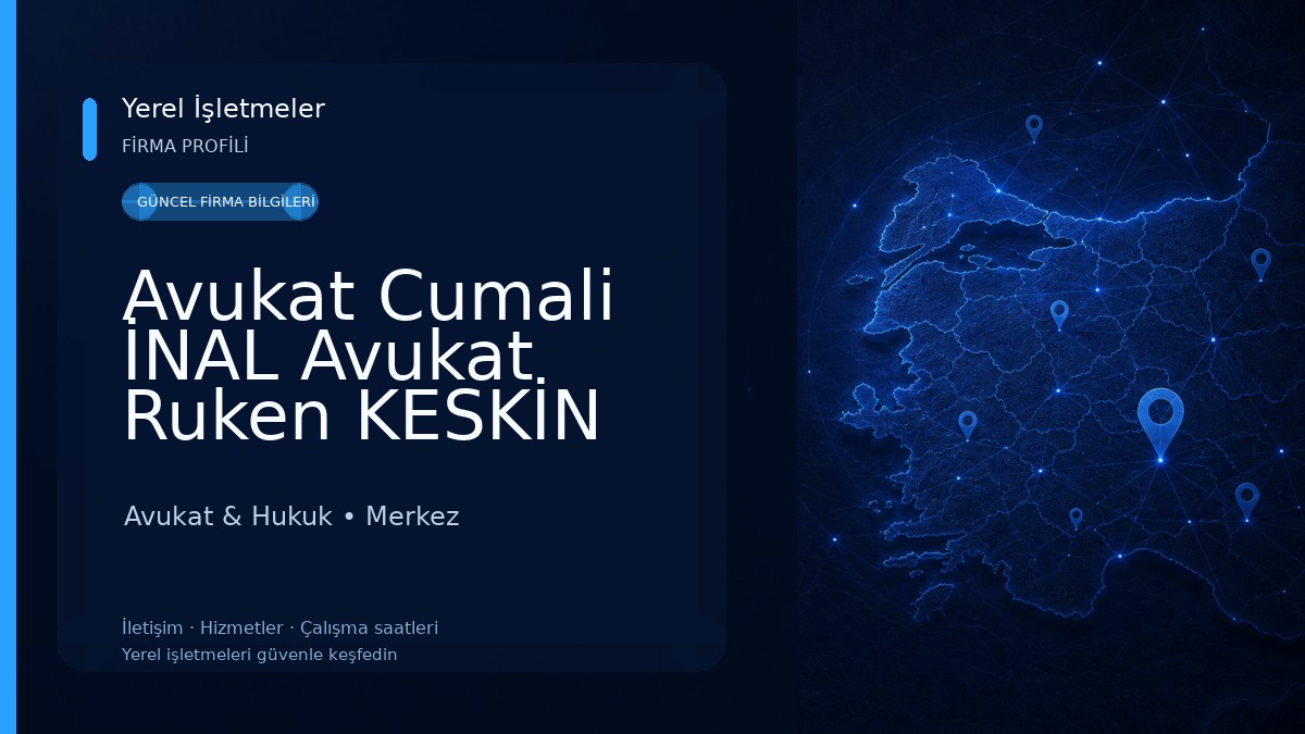 Avukat Cumali İNAL Avukat Ruken KESKİN İNAL 