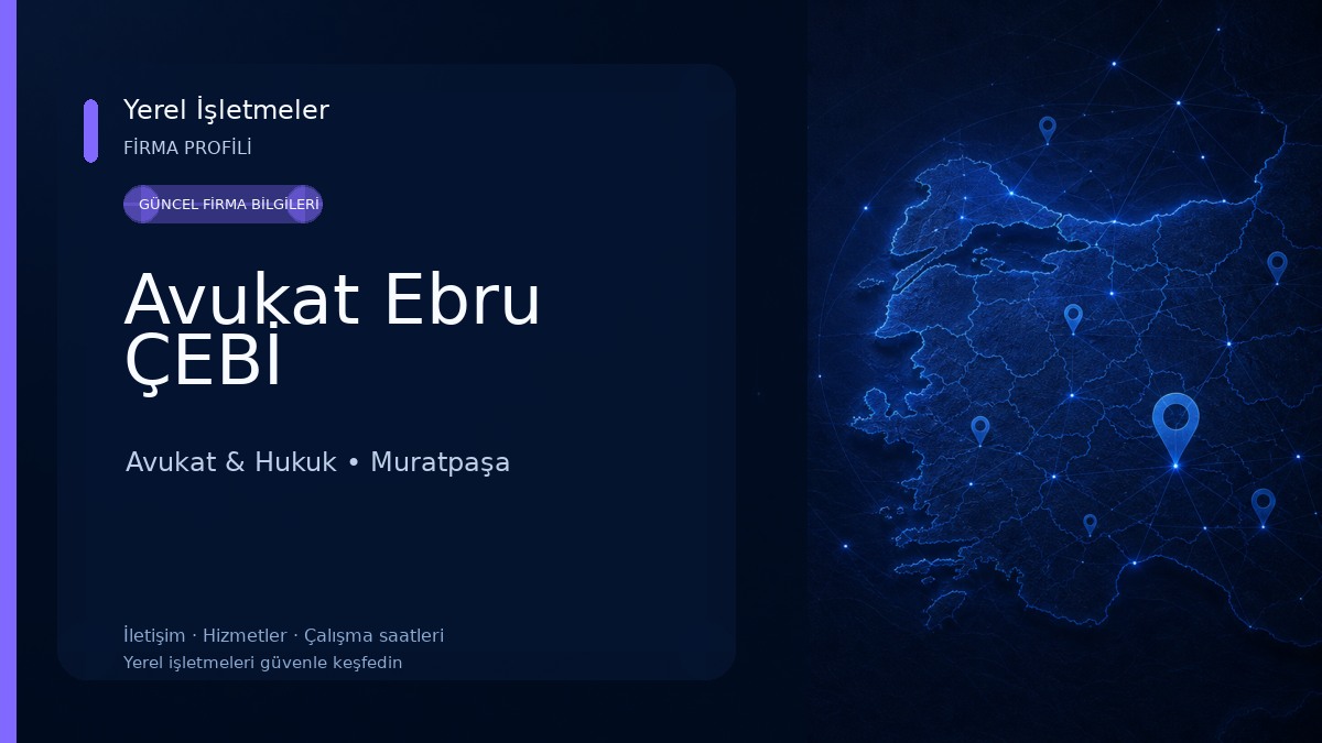 Avukat Ebru ÇEBİ