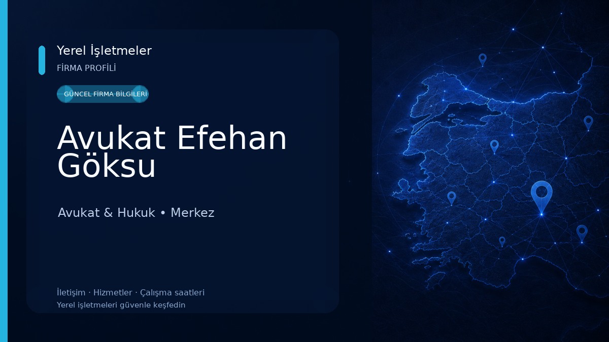 Avukat Efehan Göksu