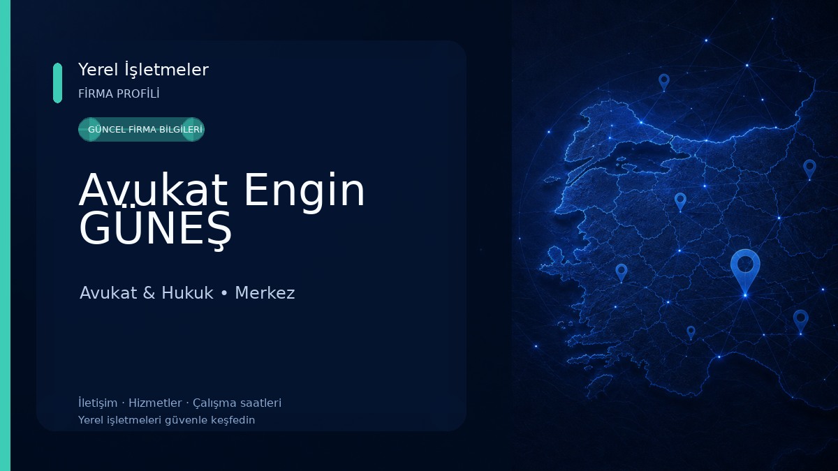 Avukat Engin GÜNEŞ