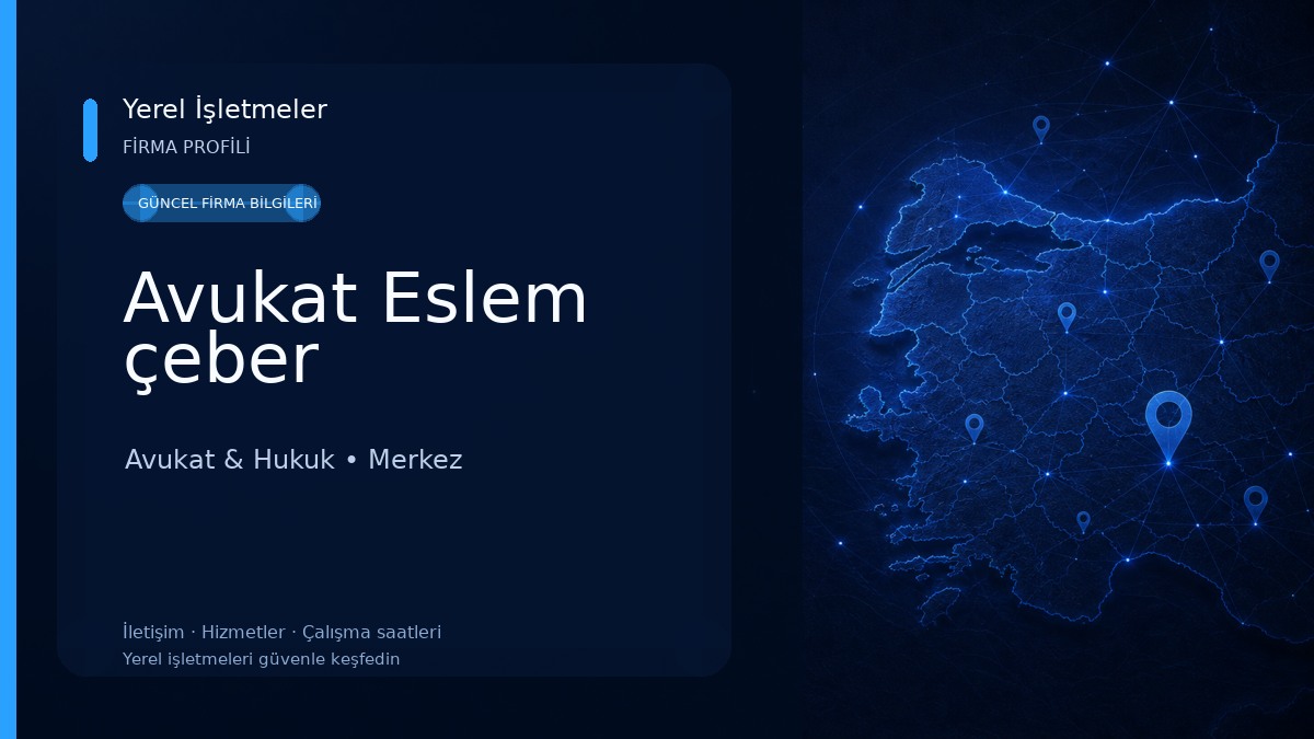 Avukat Eslem çeber 