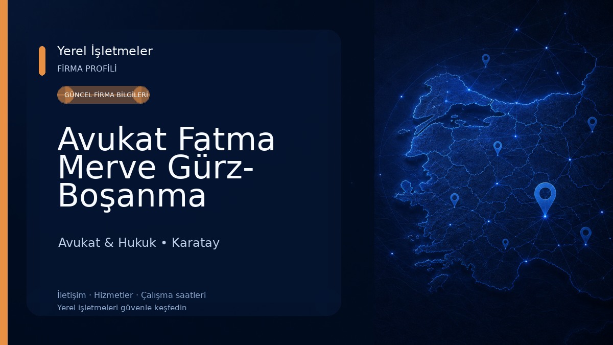Avukat Fatma Merve Gürz- Boşanma Avukatı