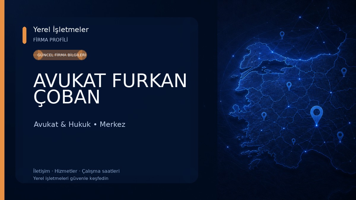 AVUKAT FURKAN ÇOBAN