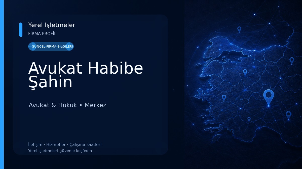 Avukat Habibe Şahin Avukat & Hukuk