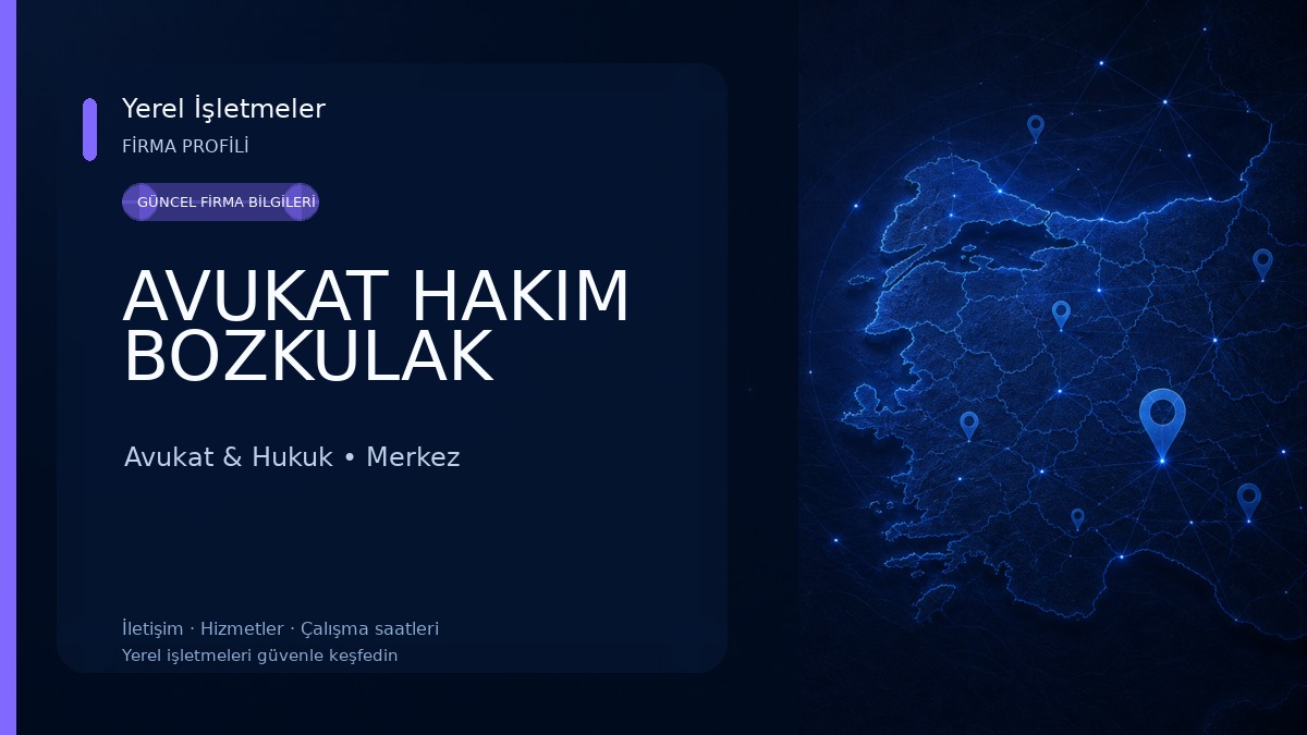 AVUKAT HAKIM BOZKULAK 