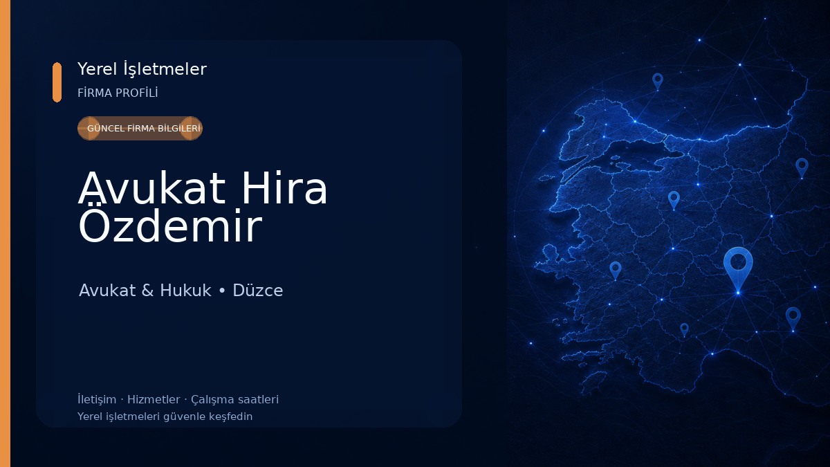 Avukat Hira Özdemir Avukat & Hukuk