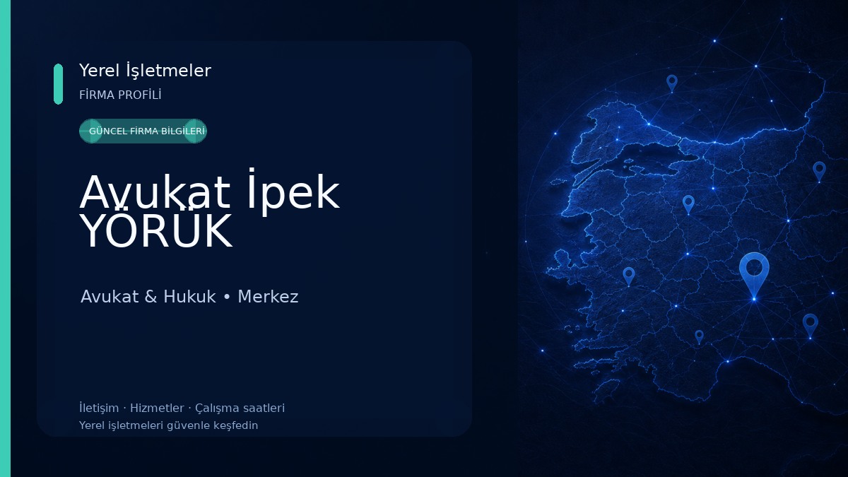 Avukat İpek YÖRÜK Avukat & Hukuk